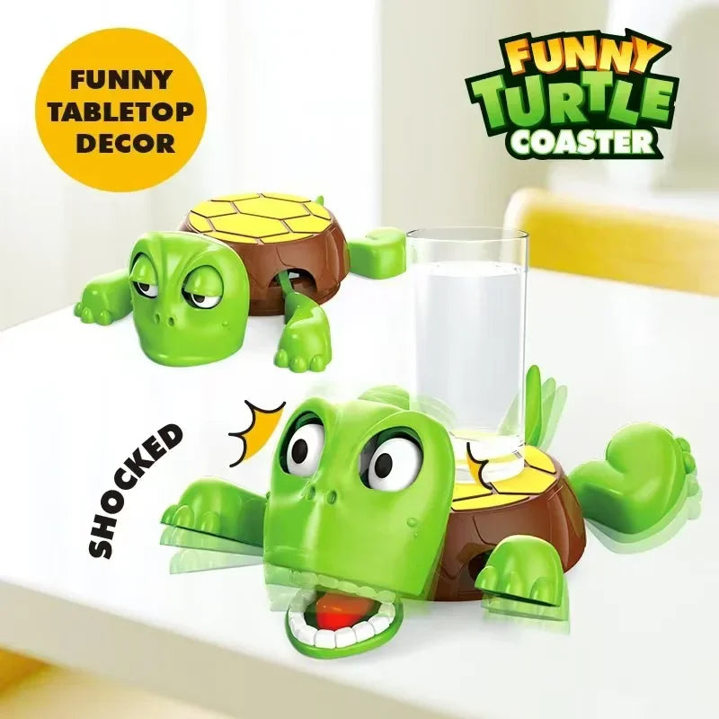 Posavasos De Tortuga Peculiar 3D, Posavasos Con Aislamiento De Tortuga Panal, Adorno Para Aliviar El Estrés, Muñeca Divertida, Decoración De Base De Taza