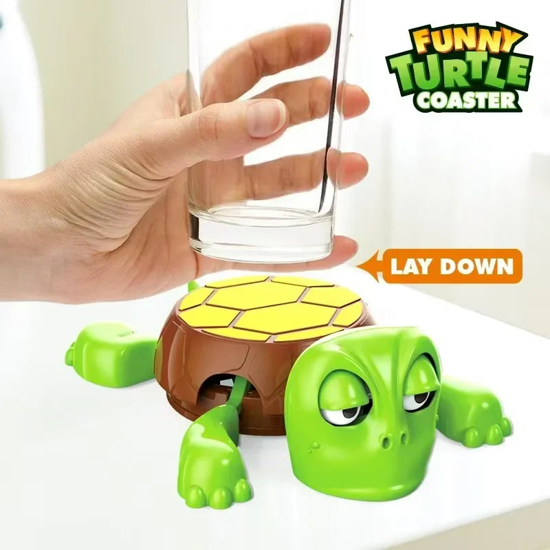 Posavasos De Tortuga Peculiar 3D, Posavasos Con Aislamiento De Tortuga Panal, Adorno Para Aliviar El Estrés, Muñeca Divertida, Decoración De Base De Taza
